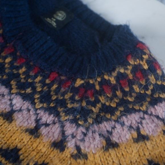 Urban Outfitters Colorful Striped Fair Isle Sweater - Picture 10 of 15
